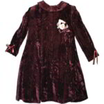 Φόρεμα Βελούδο Σιφόν Les Enfants - Image 2