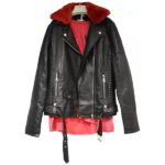 Miss Azur Faux Leather Jacket