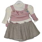 Stella Italy Set – Skirt, Top, Vest, and Sleeves