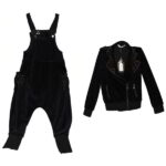 Fracomina Italy Velour Set - Overalls and Jacket