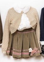 Le Giovani Di Stella Italy Set – Cardigan, Shirt, and Skirt - Image 2