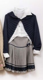 Σετ ζακέτα, πουκάμισο και φούστα Le Giovani Di Stella Ιταλίας - Image 2