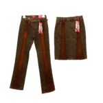 Σετ Παντελόνι και Φούστα τζιν με κοτλέ