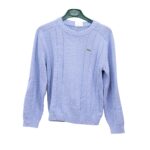 Πουλόβερ Lacoste σιέλ και μπλε